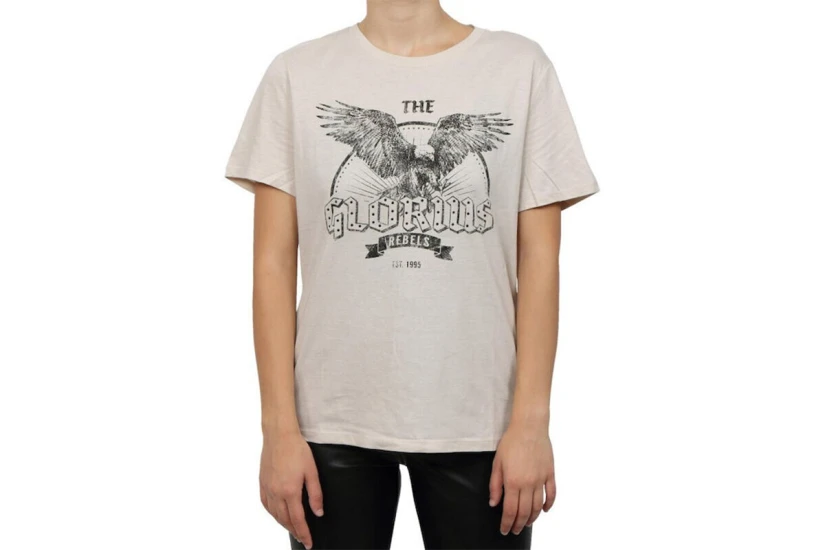 Only Onlvinnie Reg S-S Eagle Top Box Jrs T-Shirt (15274782 MOONBEAM)