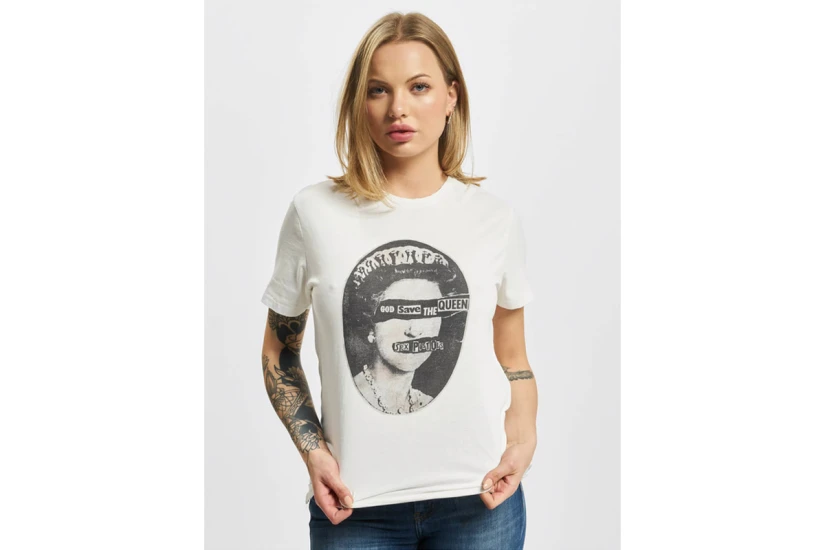 Only Sex Pistols Ss Tee Pnt T-Shirt Γυναικείο (15275103 CLOUD DANCER-WHITE)