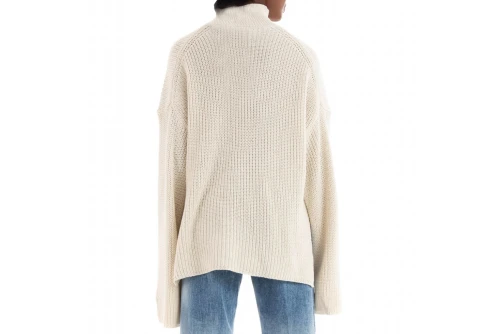 Only Onlbella Life Ls High Neck Nca Knt Μπλούζα Με Ψηλό Λαιμό Γυν (15279777 PUMICE STONE)