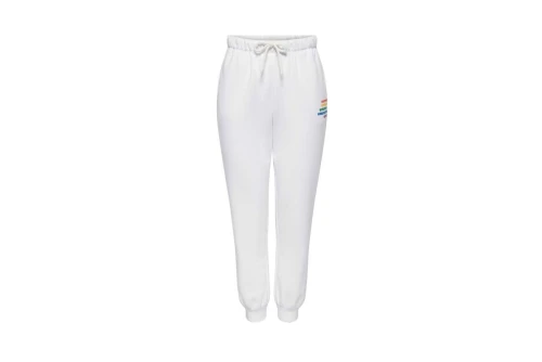 Only Word Pant Box Swt Παντελόνι Φόρμας Γυναικείο (15279837 BRIGHT WHITE-EMBRACE)