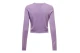 Only Onlsunny Ls Short O-Neck Cc Knt Μπλούζα Πλεκτή (15281413 PURPLE ROSE)