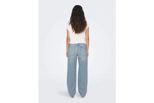 Only Onldean Ex Hw Str L Ank Παντελόνι Τζιν Γυναικείο (15282727 LIGHT BLUE DENIM)