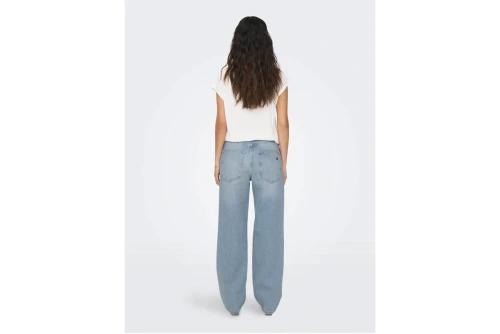 Only Onldean Ex Hw Str L Ank Παντελόνι Τζιν Γυναικείο (15282727 LIGHT BLUE DENIM)