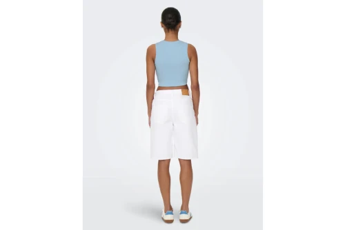 Only Onlvilma Crop Top Αμάνικο Γυναικείο (15282771 CLEAR SKY)