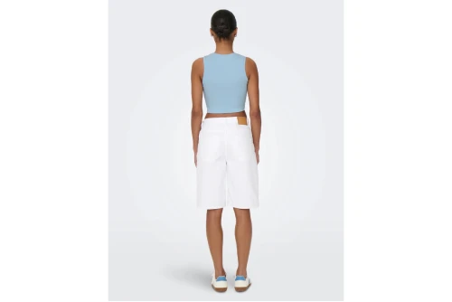 Only Onlvilma Crop Top Αμάνικο Γυναικείο (15282771 CLEAR SKY)