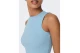 Only Γυναικείο Αμάνικο Crop Top Γαλάζιο