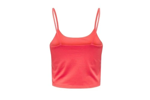 Only Onllesly Soft-Touch Cropped Singlet Crop Top Αμάνικο (15283833 HOT CORAL)