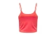 Only Onllesly Γυναικείο Αμάνικο Crop Top Κοραλλί