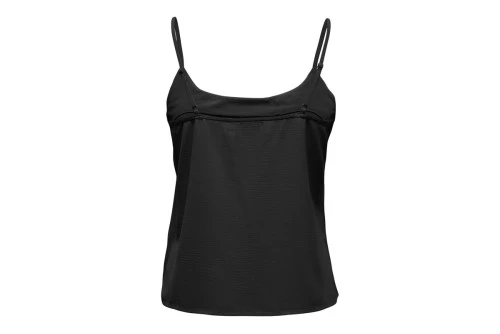 Only Onlmette Singlet Top Wvn Μπλούζα Αμάνικη Γυναικεία (15284314 BLACK)
