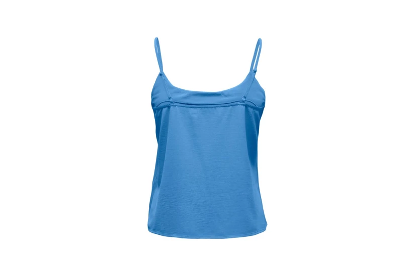 Only Onlmette Singlet Top Woven Γυναικεία Αμάνικη Μπλούζα Ραφ