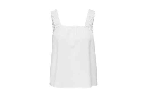 Only Onlwillow Linen Singlet Ptm Μπλούζα Αμάνικη Γυναικεία (15285846 BRIGHT WHITE)