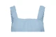 Only Onlwillow Linen Singlet Ptm Γυναικεία Αμάνικη Μπλούζα Γαλάζια