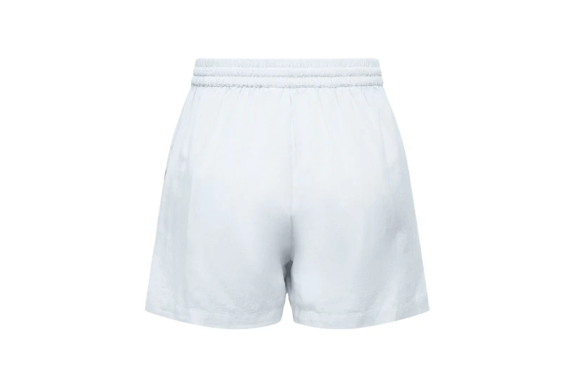Only Onlwillow Γυναικείο Casual Λινό Σορτς Λευκό