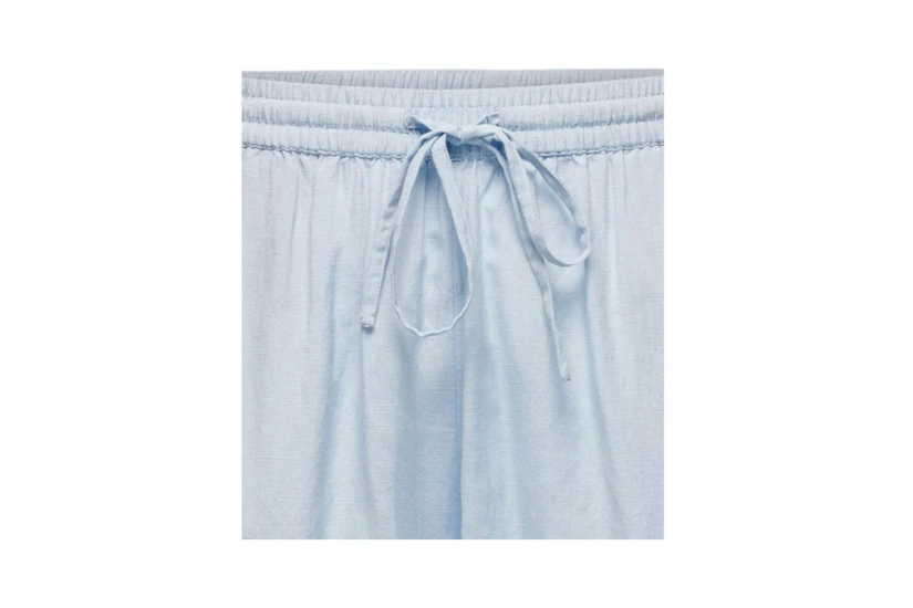 Only Onlwillow Γυναικείο Casual Λινό Σορτς Γαλάζιο
