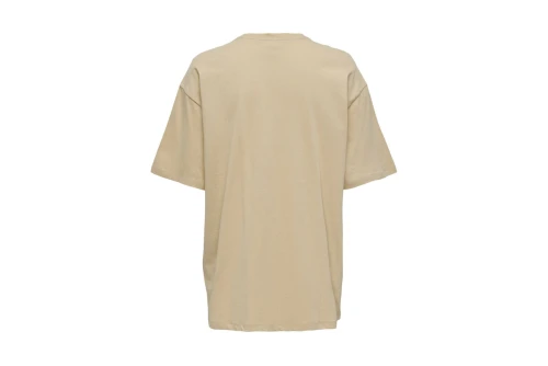 Only Onlluna S-S Print Top Box Jrs T-Shirt Γυναικείο (15286655 PEBBLE-DESERT)