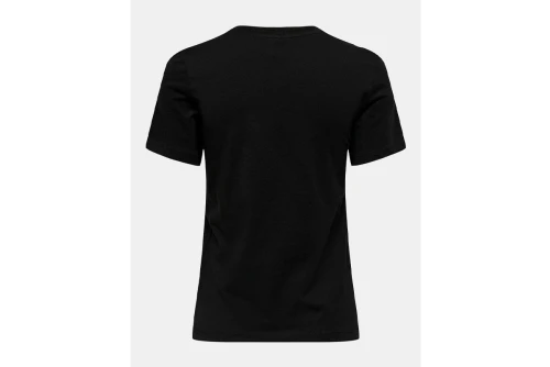 Only Onlcora Reg S-S Word Top Box Jrs T-Shirt Γυναικείο (15286729 BLACK-DREAMER)