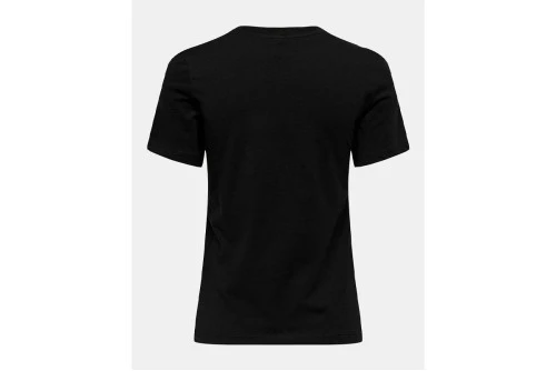 Only Onlcora Reg S-S Word Top Box Jrs T-Shirt Γυναικείο (15286729 BLACK-DREAMER)