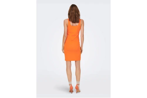 Only Onlvenia S-L Dress Jrs Φόρεμα Mini Γυναικείο (15289553 ORANGE PEEL)