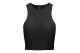 Only Onlbelia Γυναικείο Αμάνικο Crop Top Μαύρο