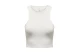 Only Onlbelia Γυναικείο Αμάνικο Crop Top Λευκό