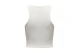 Only Onlbelia Γυναικείο Αμάνικο Crop Top Λευκό