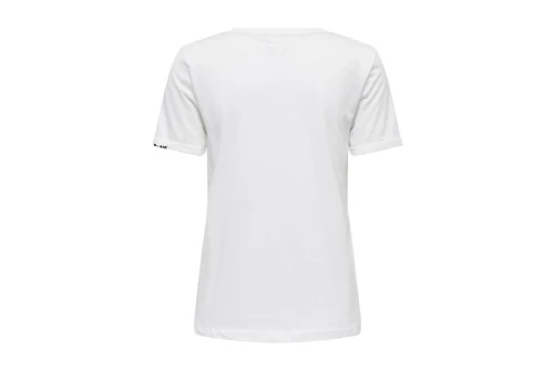 Only Onlmelanie S-S Club Top Box Jrs T-Shirt Γυναικείο (15290560 CLOUD DANCER-COSMIC)
