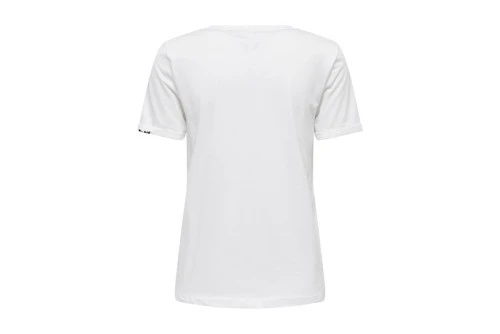 Only Onlmelanie S-S Club Top Box Jrs T-Shirt Γυναικείο (15290560 CLOUD DANCER-COSMIC)