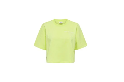 Only Onlsasja S-S Top Box Ub Swt Crop Top Κοντομάνικο Γυναικείο (15293691 SUNNY LIME-DRIVE)
