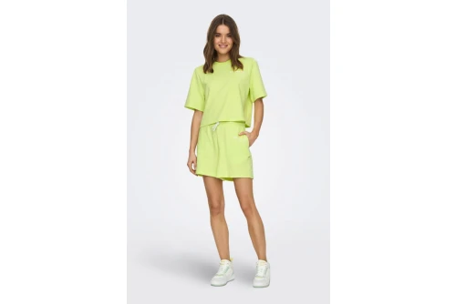 Only Onlsasja Shorts Box Ub Swt Σορτς Αθλητικό Γυναικείο (15293692 SUNNY LIME-DRIVE)