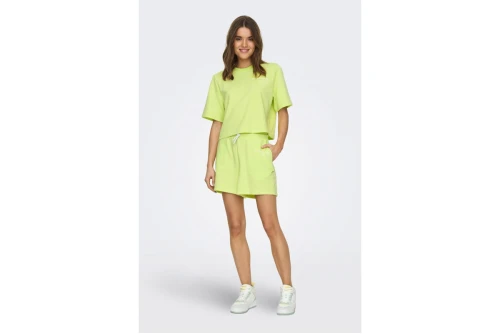 Only Onlsasja Shorts Box Ub Swt Σορτς Αθλητικό Γυναικείο (15293692 SUNNY LIME-DRIVE)