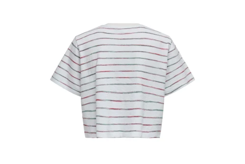 Only Onlelena S-S O-Neck Swt T-Shirt Γυναικείο (15294425 CLOUD DANCER-BERRY)