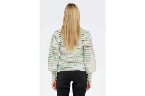 Only Onlmariana L-S Oneck Cc Knt Μπλούζα Πλεκτή Γυναικεία (15294542 BIRCH-EVENING PR)