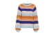 Only Onlelena Life Ls Stripe Oneck Cc Knt Πουλόβερ Γυναικείο