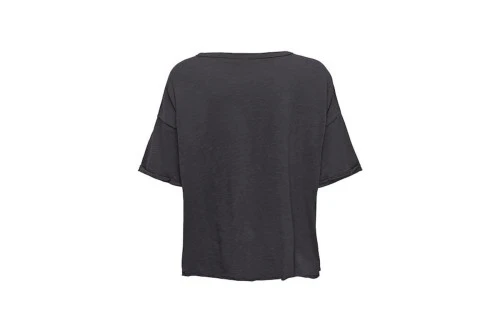 Only Onlworld S-S Boxy Slit Top Cs Jrs T-Shirt Γυναικείο (15296615 BLACK)