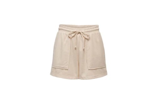 Only Onltara String Pocket Shorts Swt Σορτς Αθλητικό Γυναικείο (15296896 SANDSHELL)