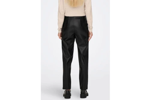 Only Onlraven-Idina Hw Faux Leat Pant Cc Pnt Παντελόνι Casual Γυν (15298705 BLACK)