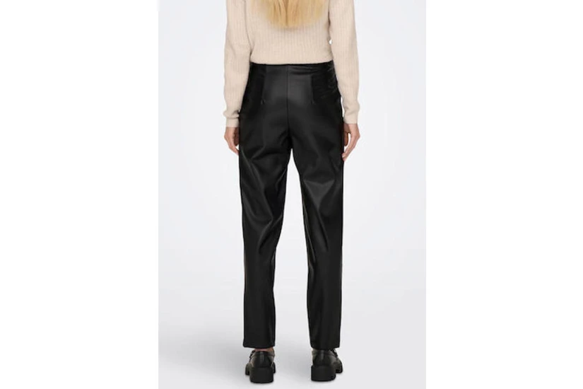 Only Onlraven-Idina Hw Faux Leat Pant Cc Pnt Παντελόνι Casual Γυν
