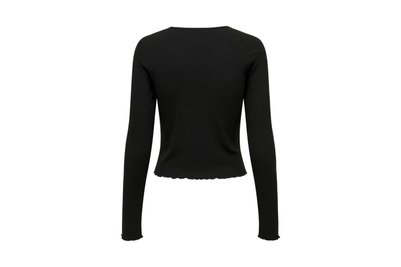 Only Onlemma Ls O-Neck Short Top Jrs Μπλούζα Με Λαιμόκοψη Γυναικείο 