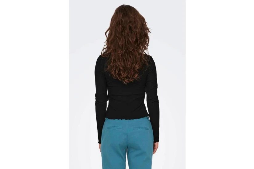 Only Onlemma Ls O-Neck Short Top Jrs Μπλούζα Με Λαιμόκοψη Γυναικείο 