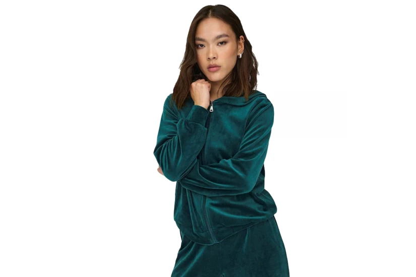 Only Onlrebel L-S Zip Hood Cc Swt Ζακέτα Με Κουκούλα Γυναικεία