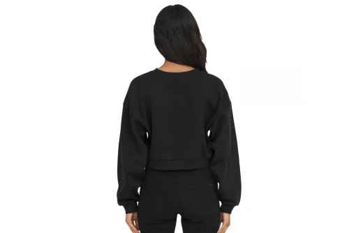 Only Onlodessa Cropped Μπλούζα Με Λαιμόκοψη Γυναικεία (15299677 BLACK-FEMME)