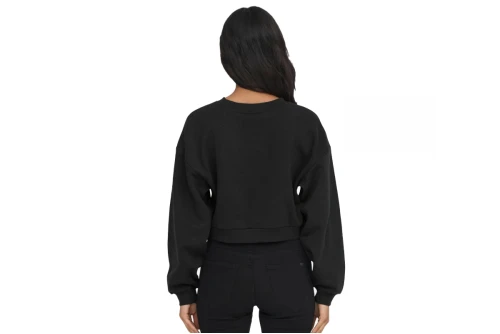Only Onlodessa Cropped Μπλούζα Με Λαιμόκοψη Γυναικεία (15299677 BLACK-FEMME)
