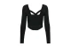 Only Onllisa Ls Squareneck Knt Crop Top Μακρυμάνικο Γυναικείο