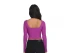 Only Onllisa Ls Squareneck Knt Crop Top Μακρυμάνικο Γυναικείο