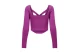Only Onllisa Ls Squareneck Knt Crop Top Μακρυμάνικο Γυναικείο