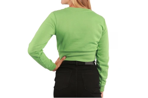 Only Onloline L-S Swt Crop Top Μακρυμάνικο Γυναικείο (15303830 PEPPERMINT)