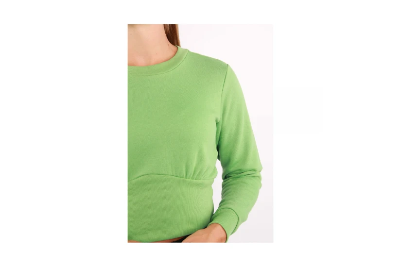 Only Onloline L-S Swt Crop Top Μακρυμάνικο Γυναικείο 