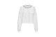 Only Onlrhine L-S Bling O-Neck Swt Crop Top Μακρυμάνικο Γυναικείο