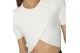 Only Kai Γυναικεία Κοντομάνικη Crop Top Μπλούζα Λευκή
