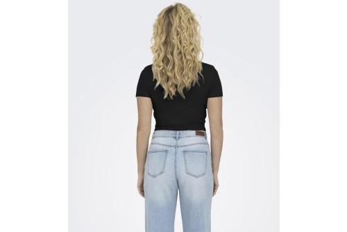 Only Onlbetty Ss Crop Top Κοντομάνικο Γυναικείο (15311891 BLACK)